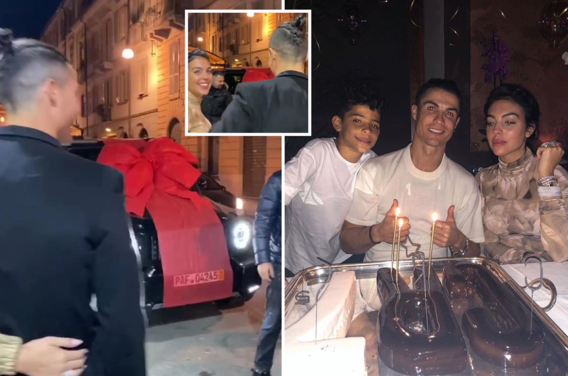 Ronaldo receives surprise new car for his birthday