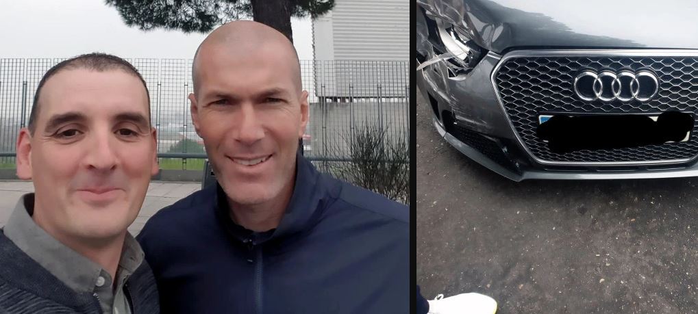 Zidane involved in car crash on his way to training