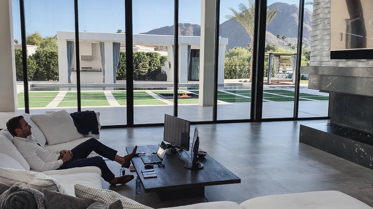 Best photos of the NFL draft in coaches homes