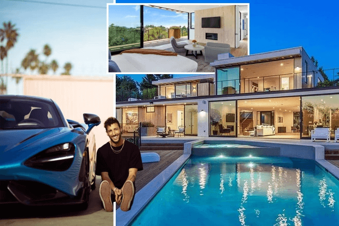 Daniel Ricciardo’s amazing Beverly Hills mansion