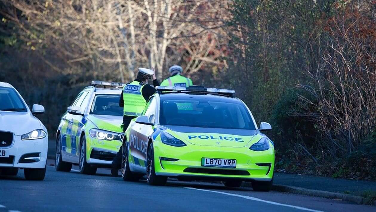 UK police now using the Tesla Model 3